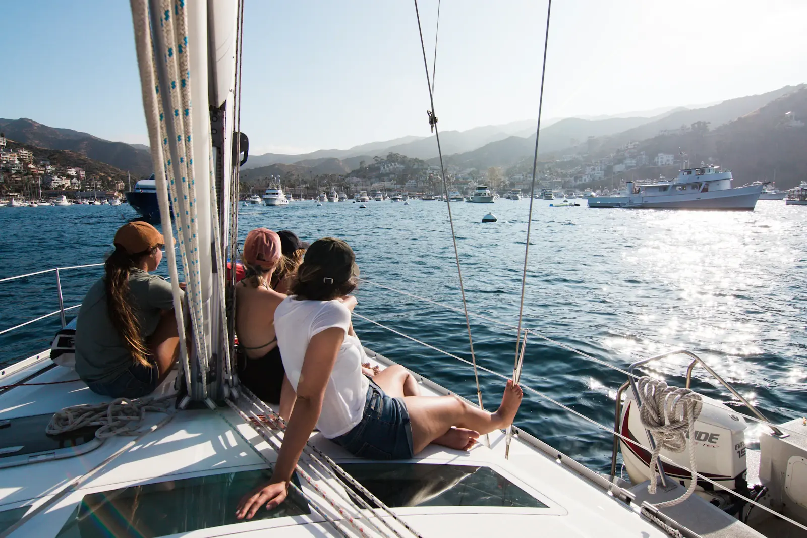 A bordo de un velero